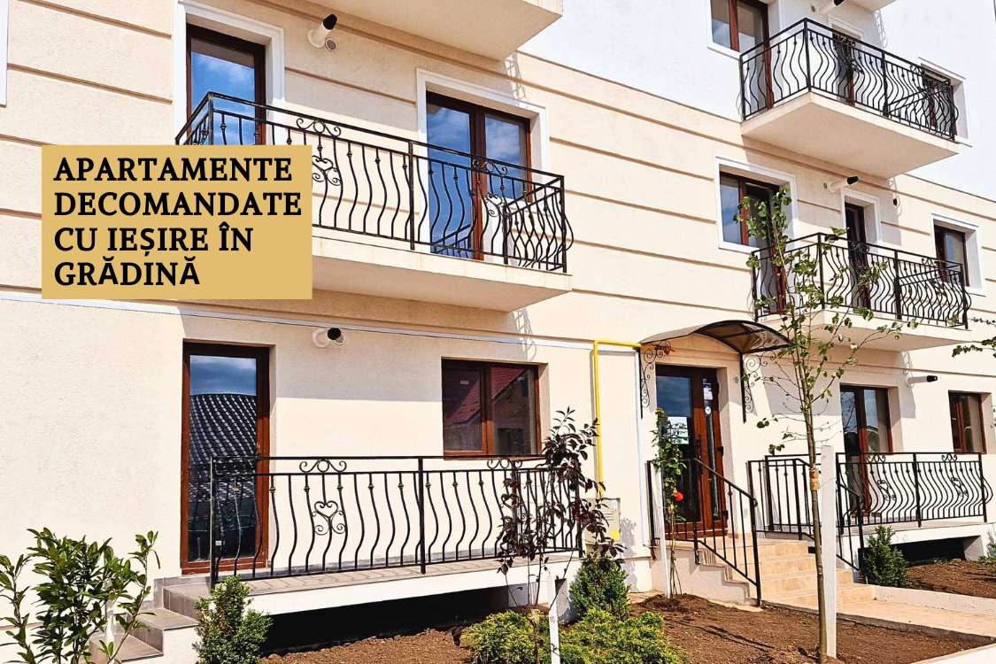 APARTAMENT DECOMANDAT CU IEȘIRE ÎN GRĂDINĂ PROPRIE